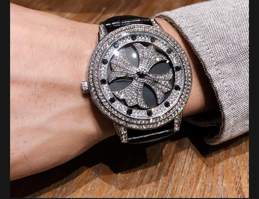 Stylish Women's Quartz Bracelet Watch - Water Resistant, 1 Pc