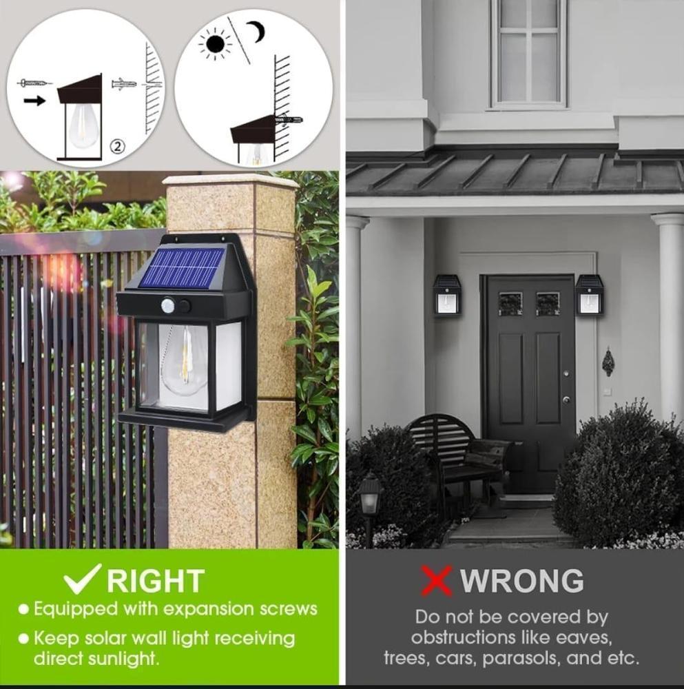 Motion Sensor Solar Sensor Lamp