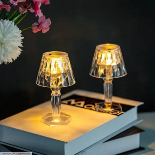 2 Pcs Rechargeable Table Lamp - White LED Lighting for Home and Outdoor