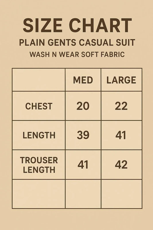 Men's Wash And Wear Plain Shalwar Kameez - 2 Pcs Set in Grey