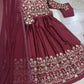 3 Pcs Women's Stitched Shamoz Silk Embroidered Maxi