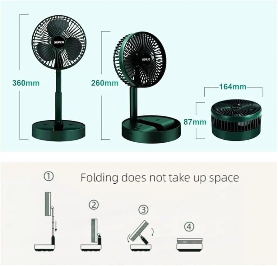 Portable Rechargeable Fan