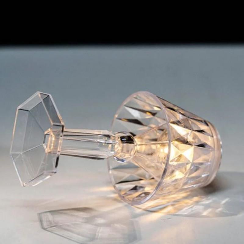 2 Pcs Rechargeable Table Lamp - White LED Lighting for Home and Outdoor