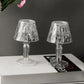 2 Pcs Rechargeable Table Lamp - White LED Lighting for Home and Outdoor